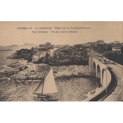 Marseille - La Corniche - pont de la Fausse Monnaie 